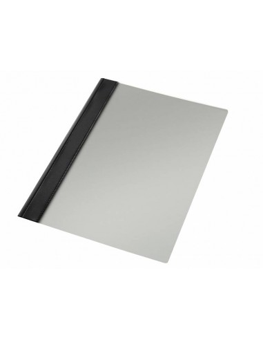 Esselte Fastener Dossiers PVC Folio - 150 Micras - PVC Rigido - Mecanismo Metalico - Negro