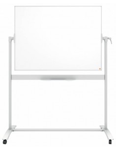 Nobo Pizarra Blanca Movil Nano Clean Classic - 1200x900mm - Diseño Puntero - Blanco