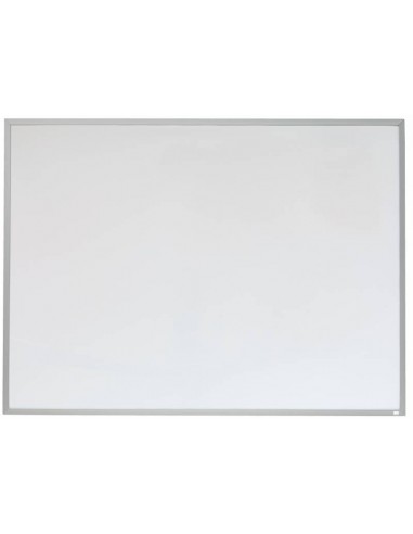Nobo Pizarra Blanca Magnetica Pequeña con Marco de Aluminio 585x430mm - Borrado en Seco - Almohadillas Adhesivas - Ideal