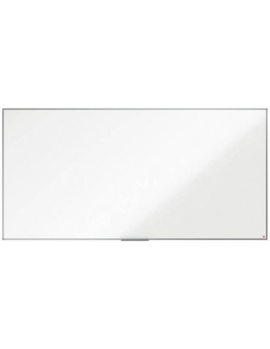 Nobo Essence Pizarra Magnetica de Acero Vitrificado 2400x1200mm - Montaje en Esquinas - Superficie de Borrado Superior -