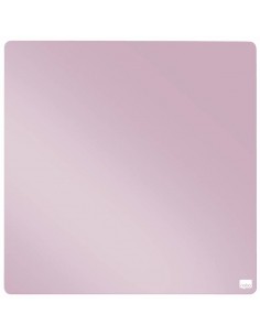 Nobo Mini Pizarra Magnetica Tile 360x360mm - sin Marco - Almohadillas Adhesivas e Imanes - Diseño Creativo y Colorido - Rosa