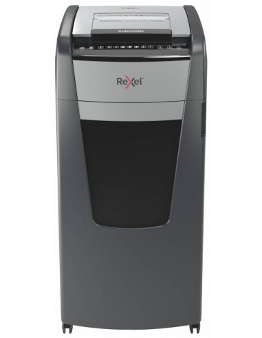 Rexel Optimum Autofeed 600M Destructora Automatica de Microcorte - Alimentacion Automatica de Hasta 600 Hojas - Nivel de