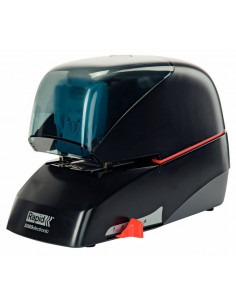 Rapid Grapadora Electrica Supreme R5080E 80 Hojas - Carga de Cartucho - Duradera - Negro
