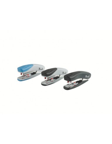 Rexel Grapadora Bambi Mini Metalica con Capacidad de 12 Hojas - Acabado de Tacto Suave para Mayor Comodidad de Uso