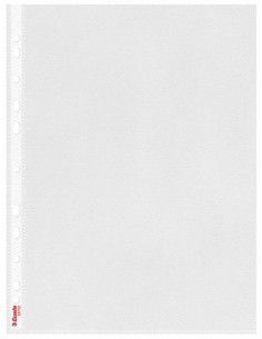 Esselte Funda Portadocumentos Calidad Basica - Lamina de PP 0 07mm - Acabado Piel de Naranja - A4 - Caja de 100 - Abertura