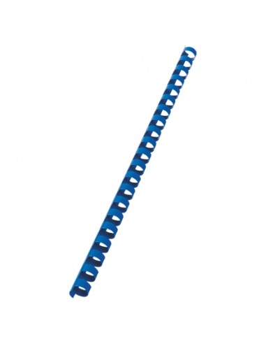 GBC Pack de 100 Canutillos Encuadernacion Combbind - 8mm - Duradero y Resistente - Azul