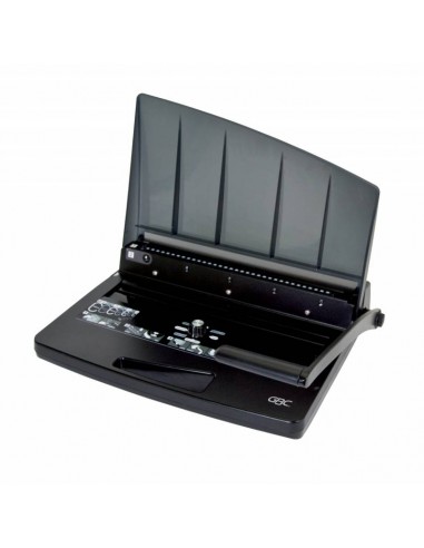 GBC Encuadernadora de Espiral Wirebind W15 - Capacidad de Perforacion 15 Hojas - Asa de Transporte - Mandos Sencillos y