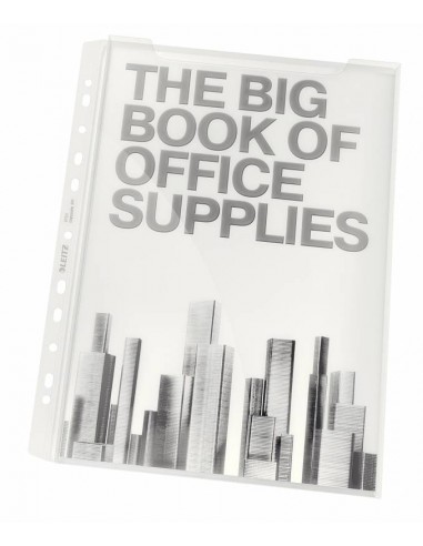 Leitz Funda Fuelle Premium Expansible - Lamina PP 0 18mm - Copysafe - Transparente - Gran Capacidad A4