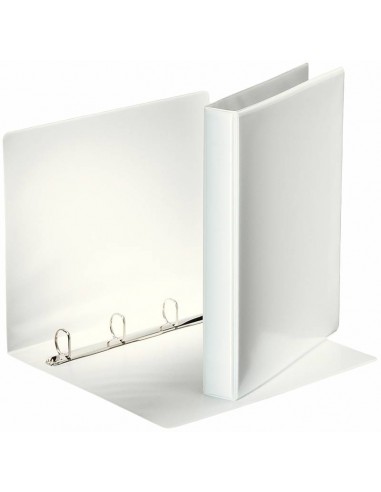 Esselte Carpetas Canguro Gama Basica A4 - Diametro 25mm - Anillas 4D - Blanco - Tamaño A4