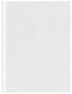 Esselte Eco Funda Portadocumentos - Lamina de PP Transparente de 0 05mm - Acabado Piel de Naranja - A4 - Caja de 100 - 11
