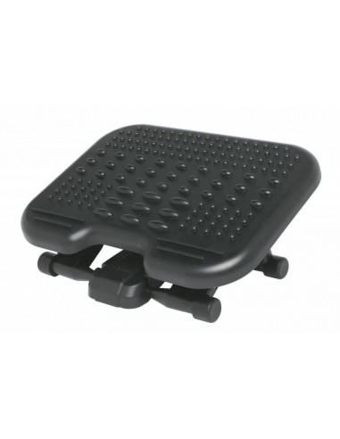 Kensington Reposapies Solemassage - Altura Ajustable 7 5-12 5cm - Inclinacion 30 Grados - Superficie Estimulante - Color Negro