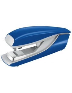 Petrus 236 Grapadora Metalica - Hasta 30 Hojas - Grapado Plano puede ser Clavado - Color Azul