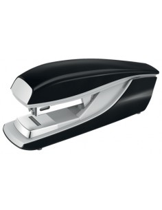 Petrus 236 Grapadora Metalica - Hasta 30 Hojas - Grapado Plano puede ser Clavado - Color Negro