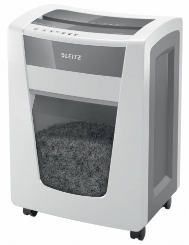 Leitz Office PRO P5 Destructora de Papel - Inteligente-Silenciosa y Segura - Destruye 15 Hojas - Papelera de 30 L - Micro