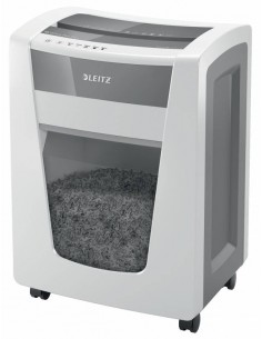 Leitz IQ Office PRO P6-Destructora de Papel Inteligente y Silenciosa - 240 Min de Tiempo de Destruccion - Super Micro Corte