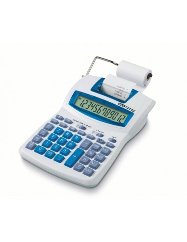 Ibico Calculadora Semi-Profesional 1214xNumeros Inteligentes - Inclinado-12 Digitos Display Lcd - Impresion a 2 Colores -