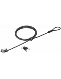 Kensington N17 Candado con Llave para Ordenadores Portatiles Dell - Cabezal Resistente - Tecnologia Hidden Pin - Cable de