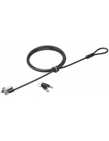 Kensington N17 Candado con Llave para Ordenadores Portatiles Dell - Cabezal Resistente - Tecnologia Hidden Pin - Cable de