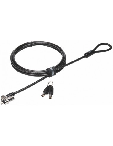 Kensington Candado con Llave Microsaver 20 - Cabezal Resistente de 10mm - Tecnologia Hidden Pin - Tecnologia de Bloqueo T-Bar