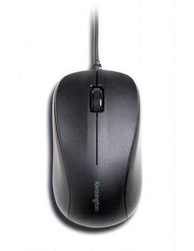 Kensington Valumouse Raton de 3 Botones con Cable - Sensor Optico de Alta Definicion - Negro