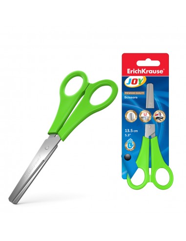 Erichkrause Joy - Tijeras para Zurdos - Cuchillas de Acero Inoxidable - Extremos Redondeados - Resistente a La Corrosion -