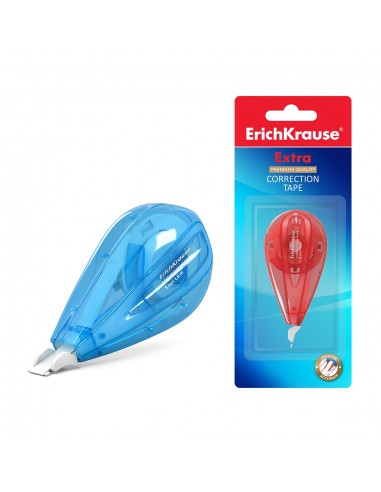 Erichkrause Cinta Correctora Extra - Ideal para Correccion Rapida y Segura - Secado Inmediato - Color Variado