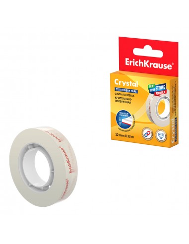Erichkrause Cinta Adhesiva Crystal - 12mmx33m - Transparente