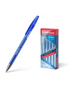 Erichkrause Boligrafo de Gel R-301 Original Gel 0.5 - Cuerpo Translucido en Colores Saturados - Punta de 0.5mm - Tinta de Gel