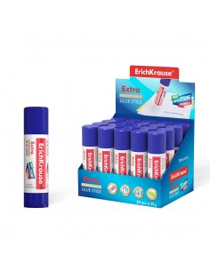 Erichkrause Pegamento en Barra Extra - Formula Super Fuerte en Base a PVP - Consumo Economico - Adhesion Rapida y Fiable -