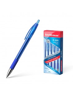 Erichkrause Boligrafo de Gel Automatico R-301 Original Gel Matic&Grip - Punta de 0 5mm - Tinta de Gel de Secado Rapido -