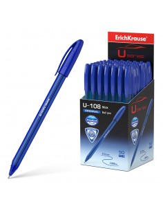 Erichkrause Boligrafo U-108 Original Stick - Ultra Glide Technology - Tinta Azul