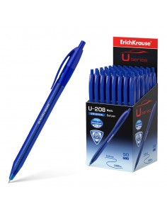 Erichkrause Boligrafo Automatico U-208 Original Matic - Ultra Glide Technology - Tinta Azul