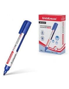 Erichkrause Marcador para Pizarra Blanca con Tinta Liquida Liquid Lw-600 - Tecnologia Free Ink - Punta en Forma de Bala -