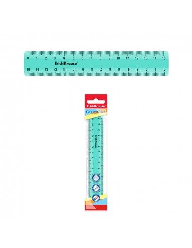 Erichkrause Regla Pastel Mint - 15cm - Menta - Bolsa de Polietileno