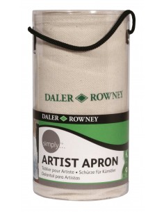 Daler Rowney Simply Delantal con 4 Bolsillos - Color Beige