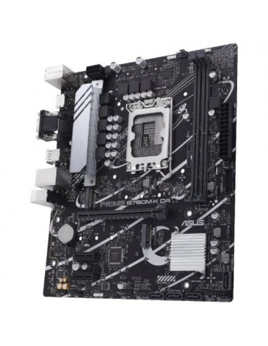 Asus Prime B760M-K D4 Placa Base Intel 1700 2x DDR4 - HDMI-VGA-M.2-PCIe 4.0-4x Sata III-USB 3.2-Aura Sync-MicroATX