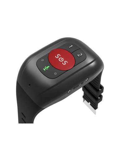 Leotec Senior Smart Band 4G - Geolocaliza en Tiempo Real - Localizacion por Medio de Redes WiFi y LBS - Monitor de Ritmo