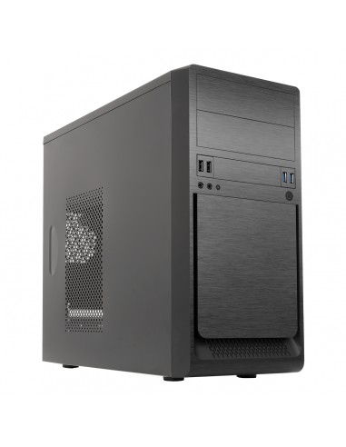 Unykach UK6023 U3 Caja Torre MicroATX - Fuente de Alimentacion 500W Incluida - Tamaño Disco Soportado 3.5"-2.5" - USB-A