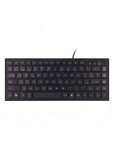 Unykach KB302 Mini Teclado USB con 83 Teclas - Ultraplano - Color Negro
