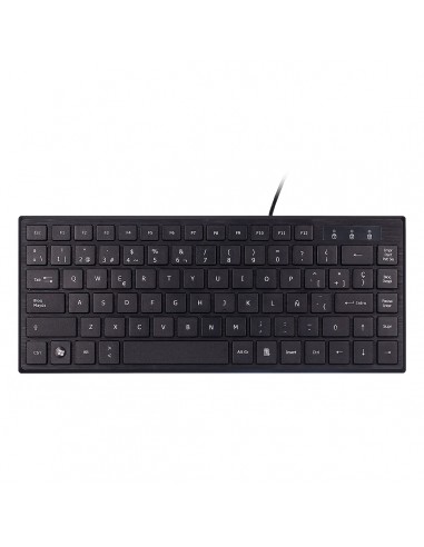 Unykach KB302 Mini Teclado USB con 83 Teclas - Ultraplano - Color Negro