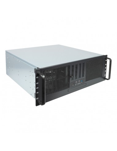 Unykach UK4329 Caja Rack 4U 19" - Tamaños de Disco Soportados 3.5"-2.5" - Bahia ODD - Filtro Antipolvo - USB-A 3.2-USB-C -