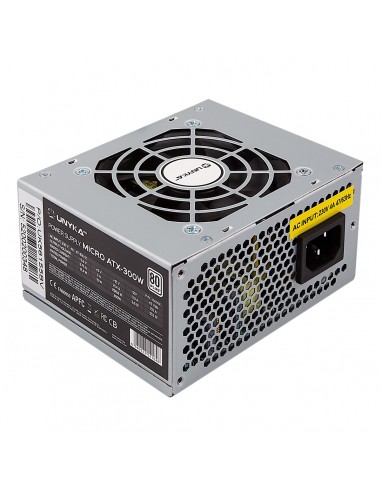Unykach SFX 300W 85-Eficiencia Fuente de Alimentacion 300W SFX - Ventilador 80mm