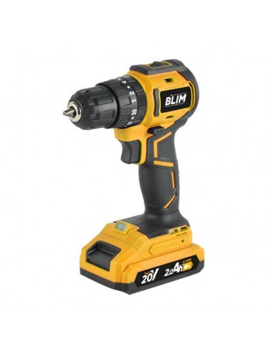 Blim Taladro de Impacto - Motor Brushless - Mango Ergonomico - Incluye 1 Bateria 20V - 2.0 Ah-Cargador - Display y Luz LED