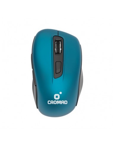 Cromad Raton Inalambrico - Hasta 10 Metros de Alcance - Incluye Mini Receptor USB - Maxima Autonomia de Bateria-Hasta 12