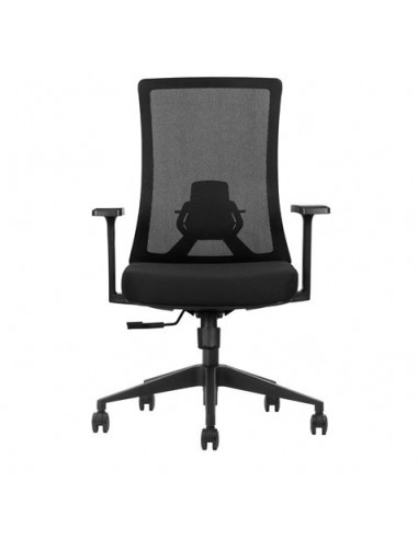 Cromad Silla Concisa y Comoda - Ajuste Total al Cuerpo - Soporte Lumbar Ajustable - Reposabrazos en Forma de T - Asiento de