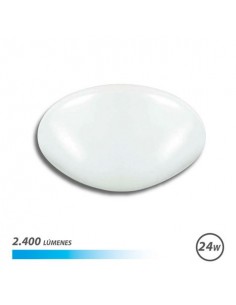 Elbat Lampara LED de Techo - Potencia-24W - Lumenes-2400 - Luz Fria-6500K - Ac 175-265V - Diametro-35cm - Angulo-180--