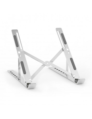 Aisens Soporte de Sobremesa Ajustable para Portatil-Tablet - Color Plata