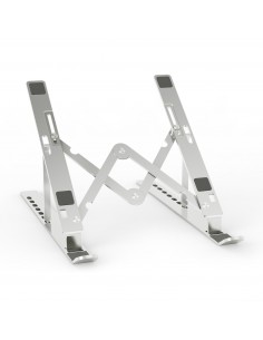 Aisens Soporte de Sobremesa Ajustable para Portatil-Tablet - Color Plata