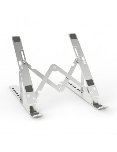 Aisens Soporte de Sobremesa Ajustable para Portatil-Tablet - Color Plata
