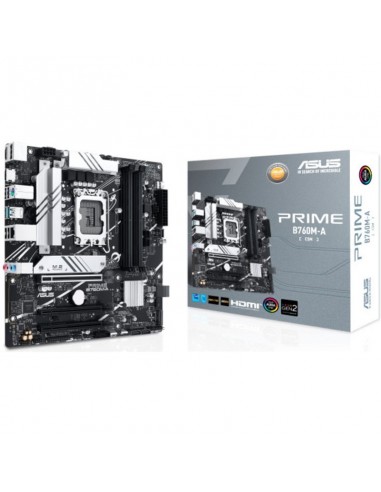 Asus Prime B760M-A CSM Placa Base Intel LGA1700 4x DDR5 - HDMI-M.2-PCIe4.0-4x Sata III-USB 3.2-MicroATX